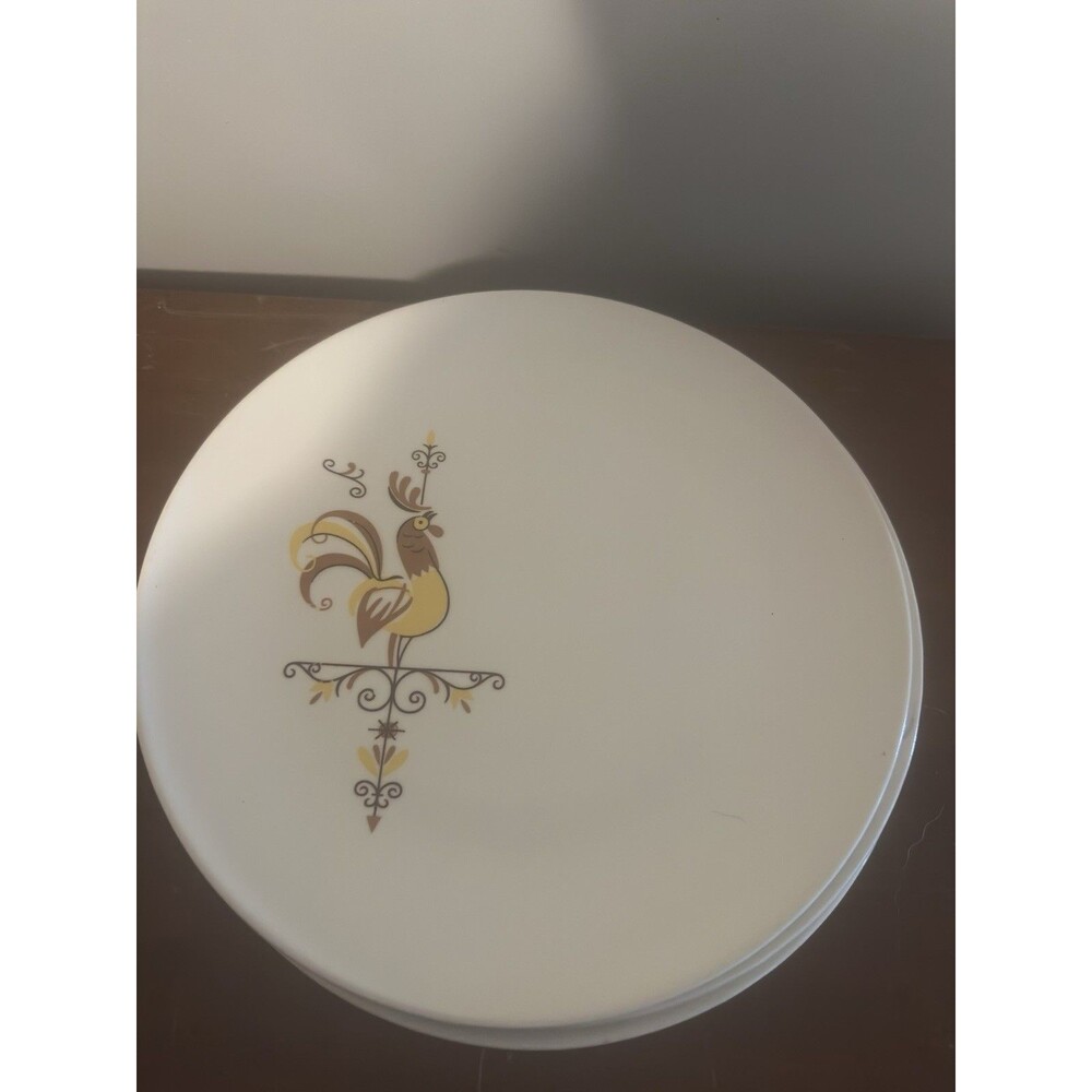 1950s-1960s Salem China  O' The Walk 'Weathervane' Dinner Plate